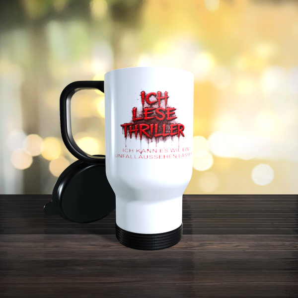 Thermobecher "ICH LESE THRILLER"